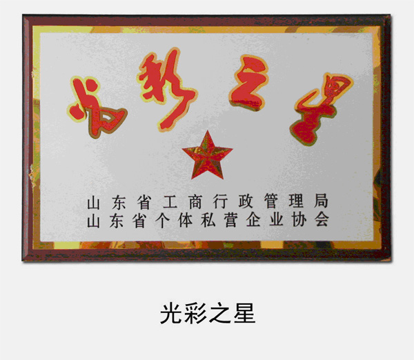 2005年，被省工商局、省個體私營企業協會評為“光彩之星”企業